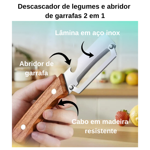 Descascador Multifuncional Cmof™ 2 em 1