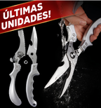 🔥 Promoção - Tesoura de Cozinha Premium Segura Multifuncional em Aço Inoxidável