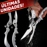 🔥 Promoção - Tesoura de Cozinha Premium Segura Multifuncional em Aço Inoxidável