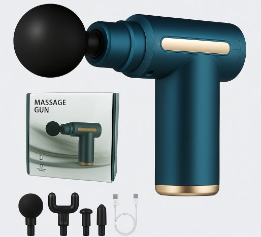 Massageador Muscular - Relax Gun™ 4 em 1
