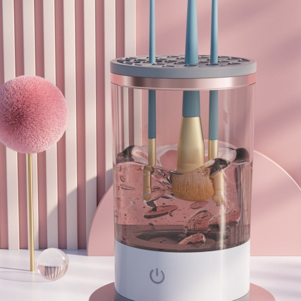 Limpador Elétrico de Pincéis e Esponjas | USB Automático Bivolt